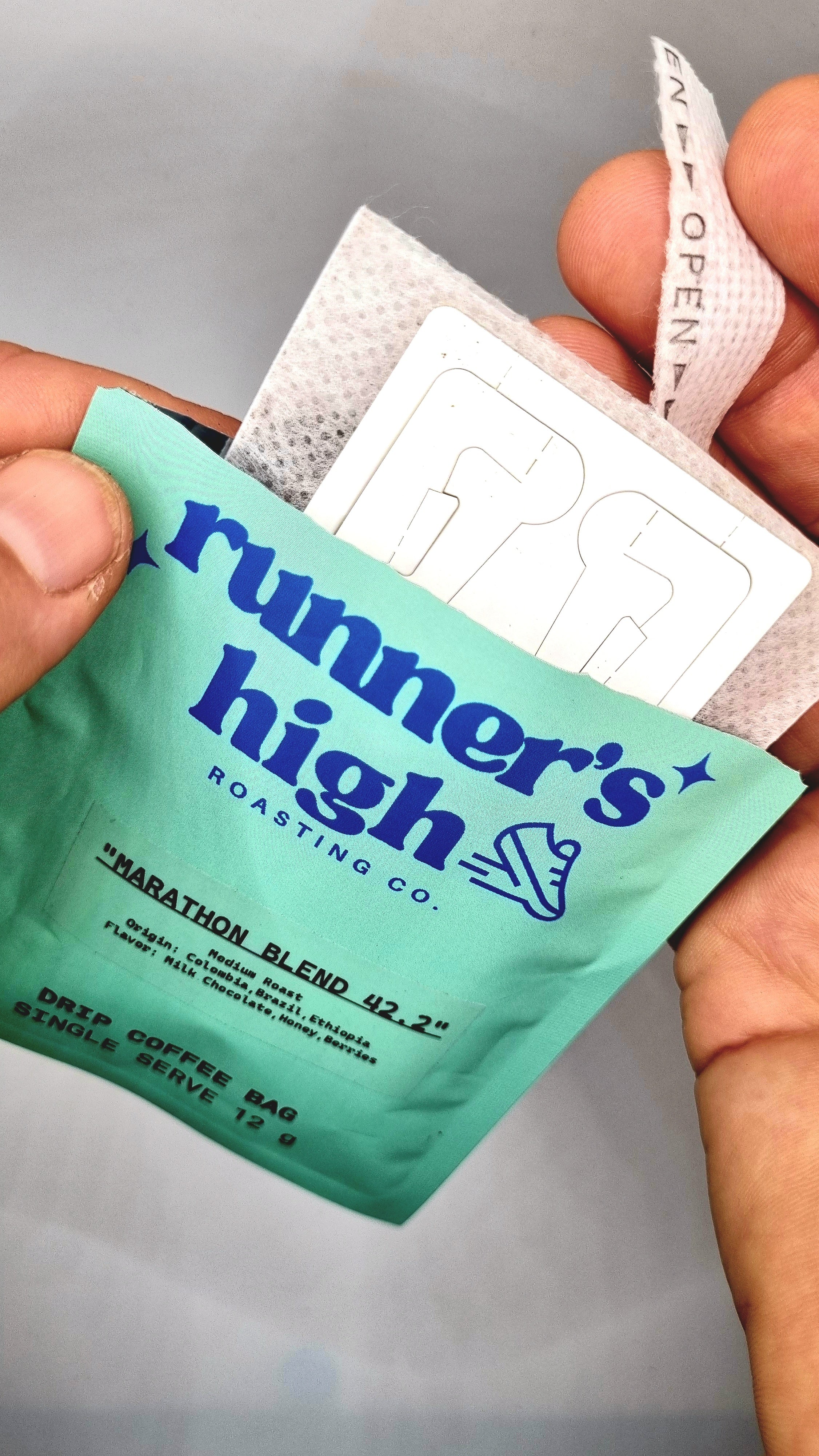 Runner’s High Roasting Co - ( 5 x Pack ) Drip Bags- Single Origin (light roast)