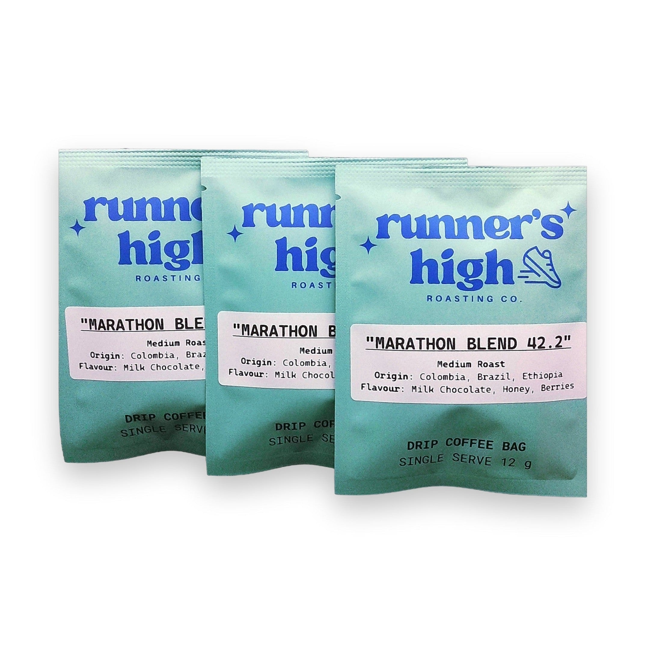 Runner’s High Roasting Co - The "Pour-formance" Drip Bags - Marathon Blend 42.2