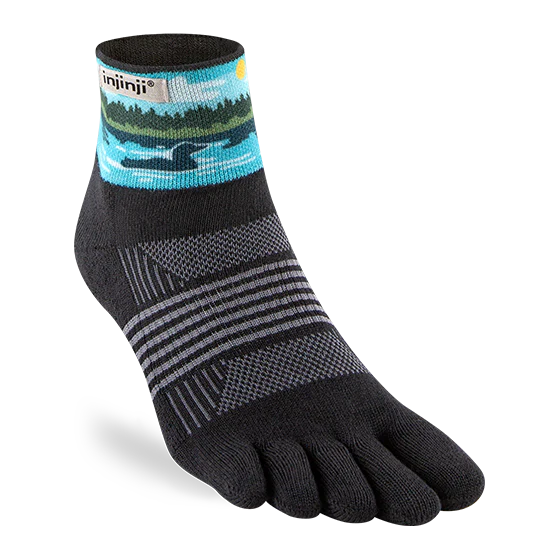 Injinji Artist Designed Mini Crew (LOON) - Womens
