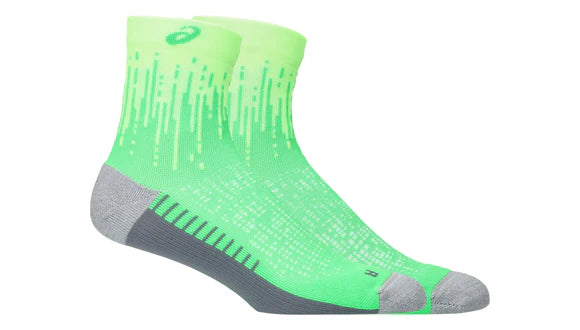 Asics Cushioned Performance Sock Quarter - Vital Green