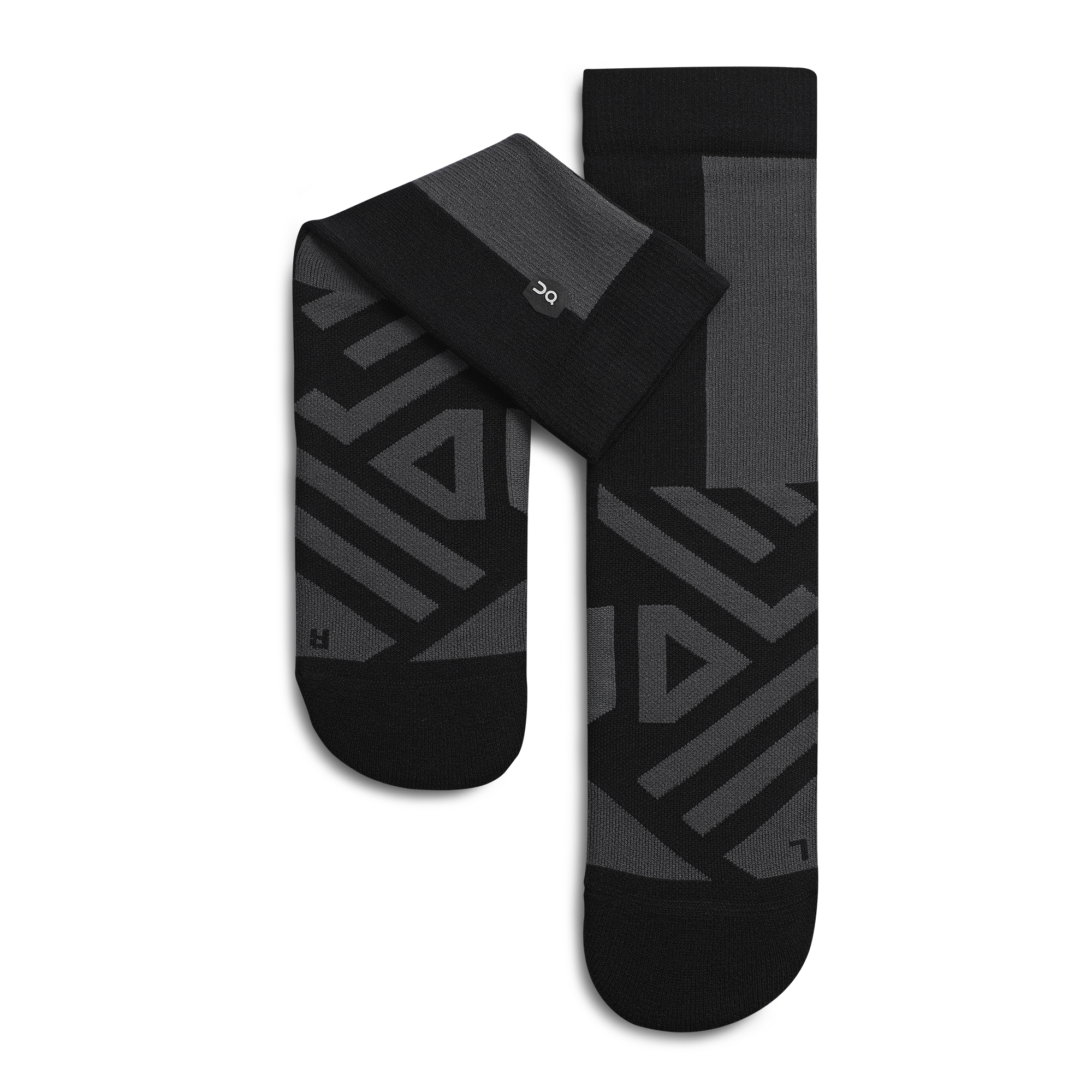 On Performance High Sock - Black / Shadow