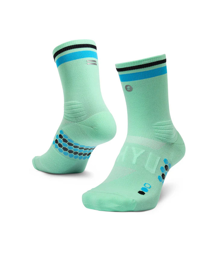 SHYU Racing Socks Crew - Aqua / Blue / Black