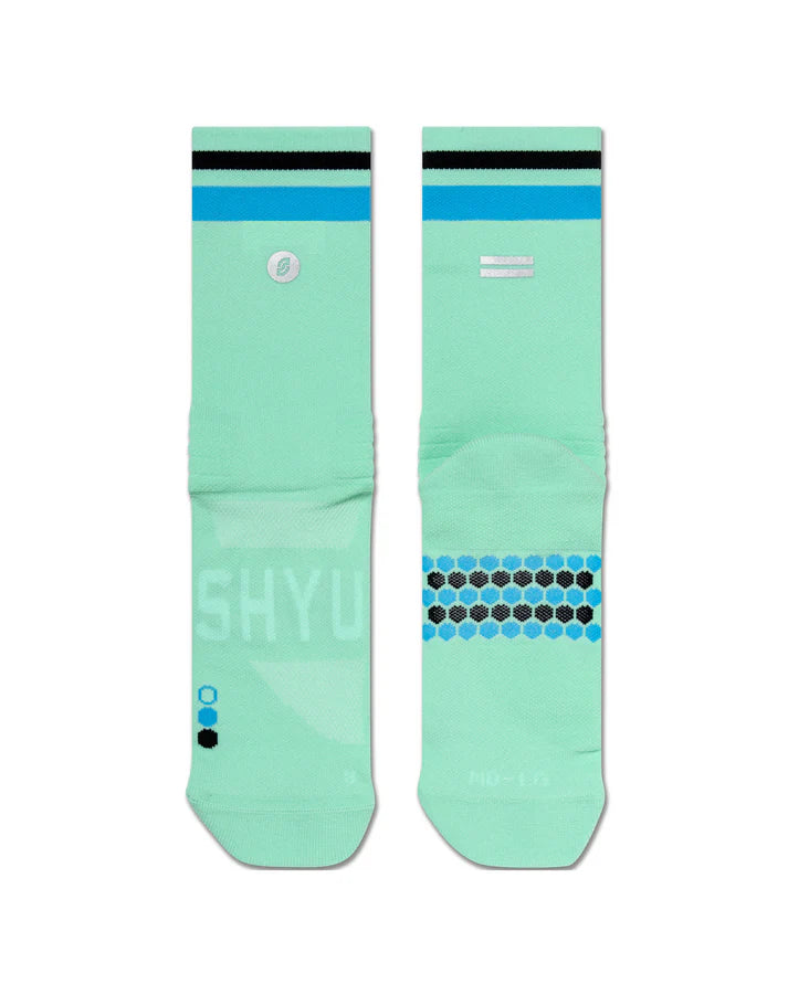 SHYU Racing Socks Crew - Aqua / Blue / Black