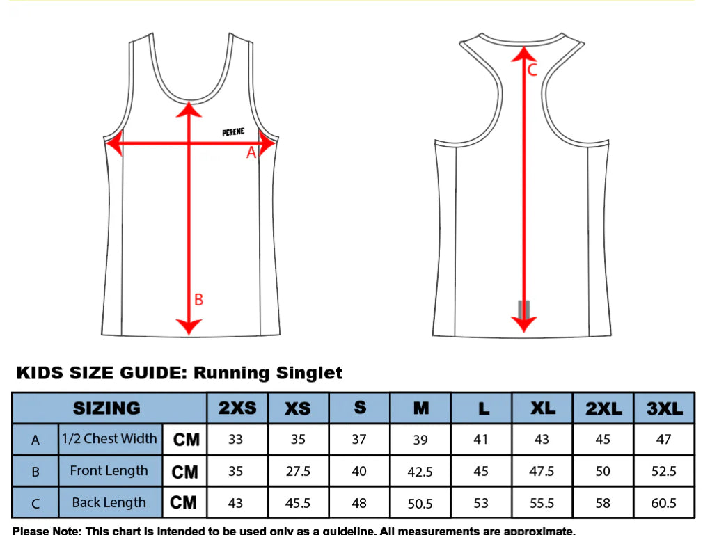 TRC x PERENE Performance Singlet - Mens