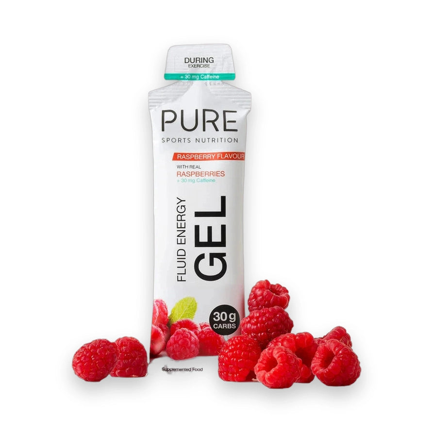 Pure Fluid Energy Gel 50g - Raspberry Caffeine