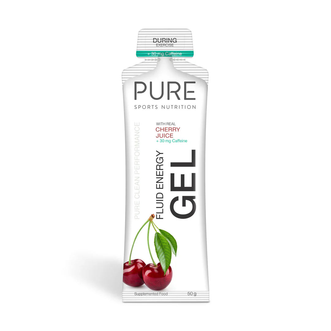 Pure Fluid Energy Gel 50g - Cherry Juice Caffeine