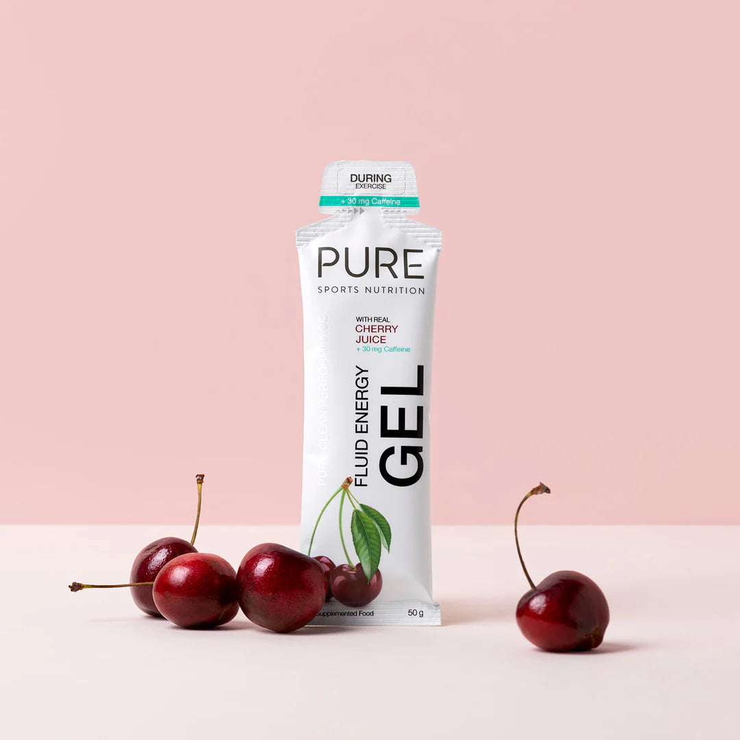 Pure Fluid Energy Gel 50g - Cherry Juice Caffeine