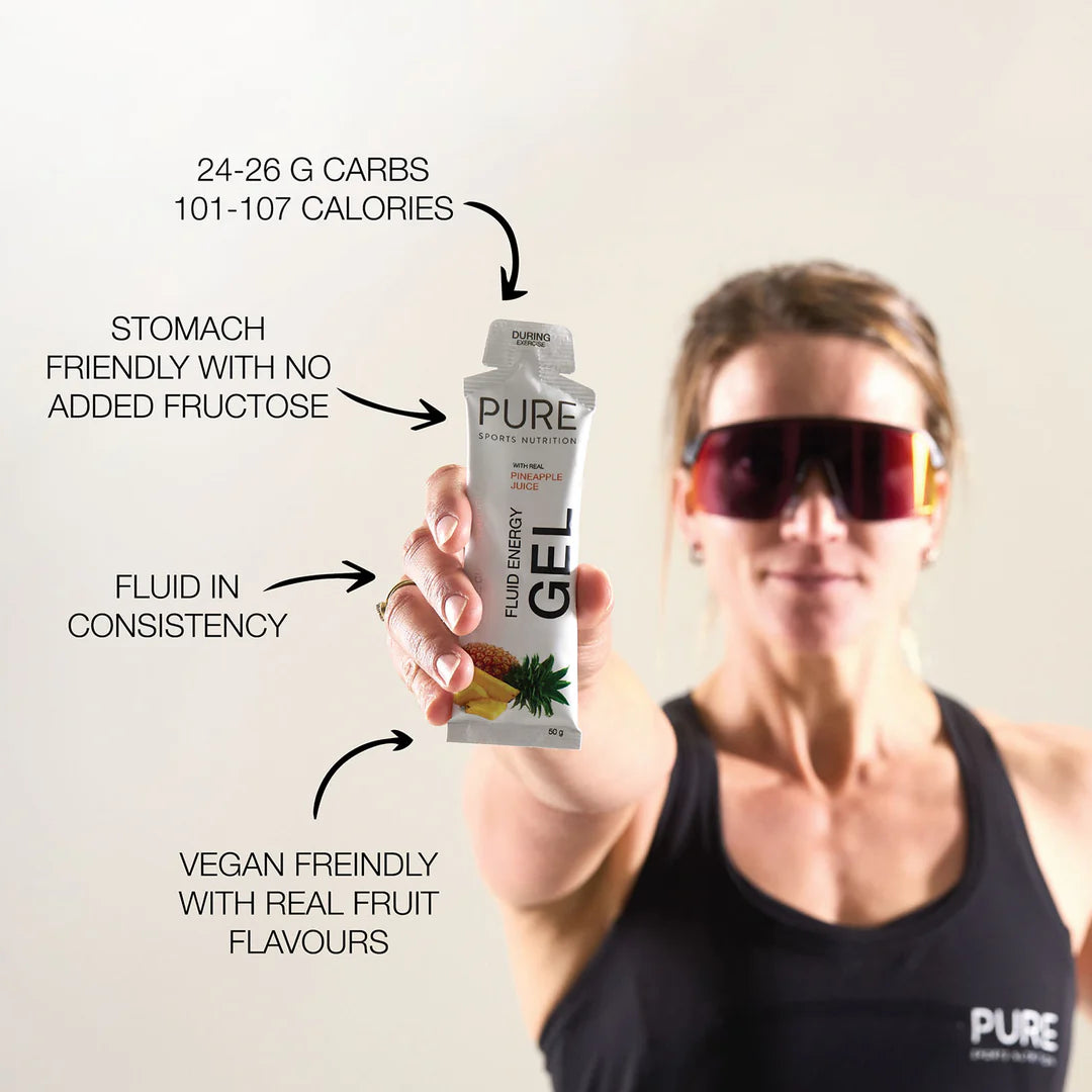 Pure Fluid Energy Gel 50g - Cherry Juice Caffeine