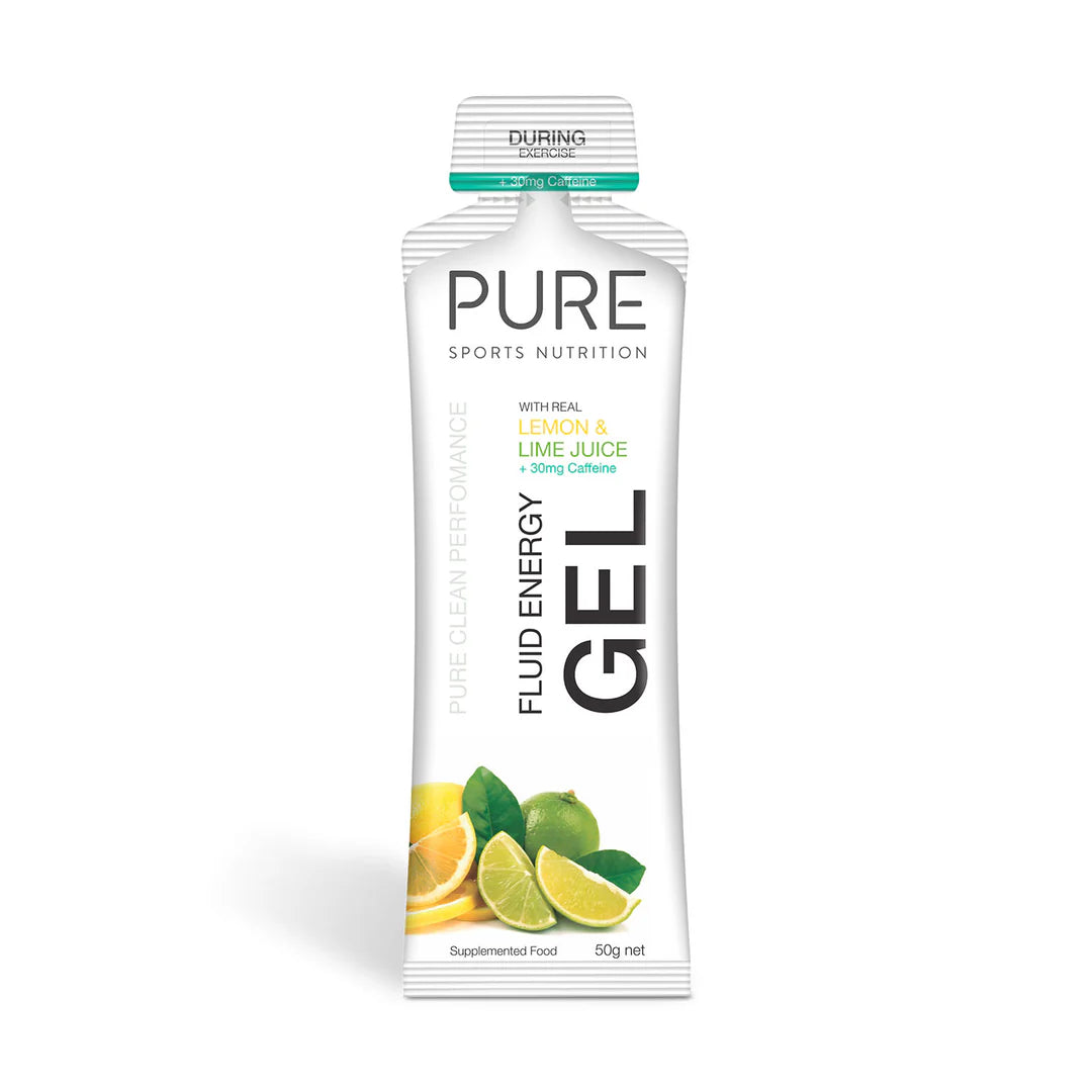 Pure Fluid Energy Gel 50g - Lemon & Lime Caffeine