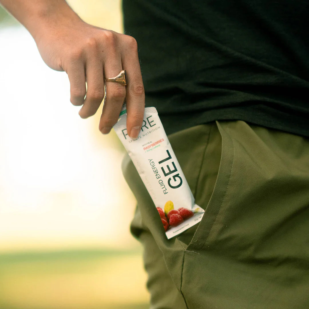 Pure Fluid Energy Gel 50g - Raspberry Caffeine