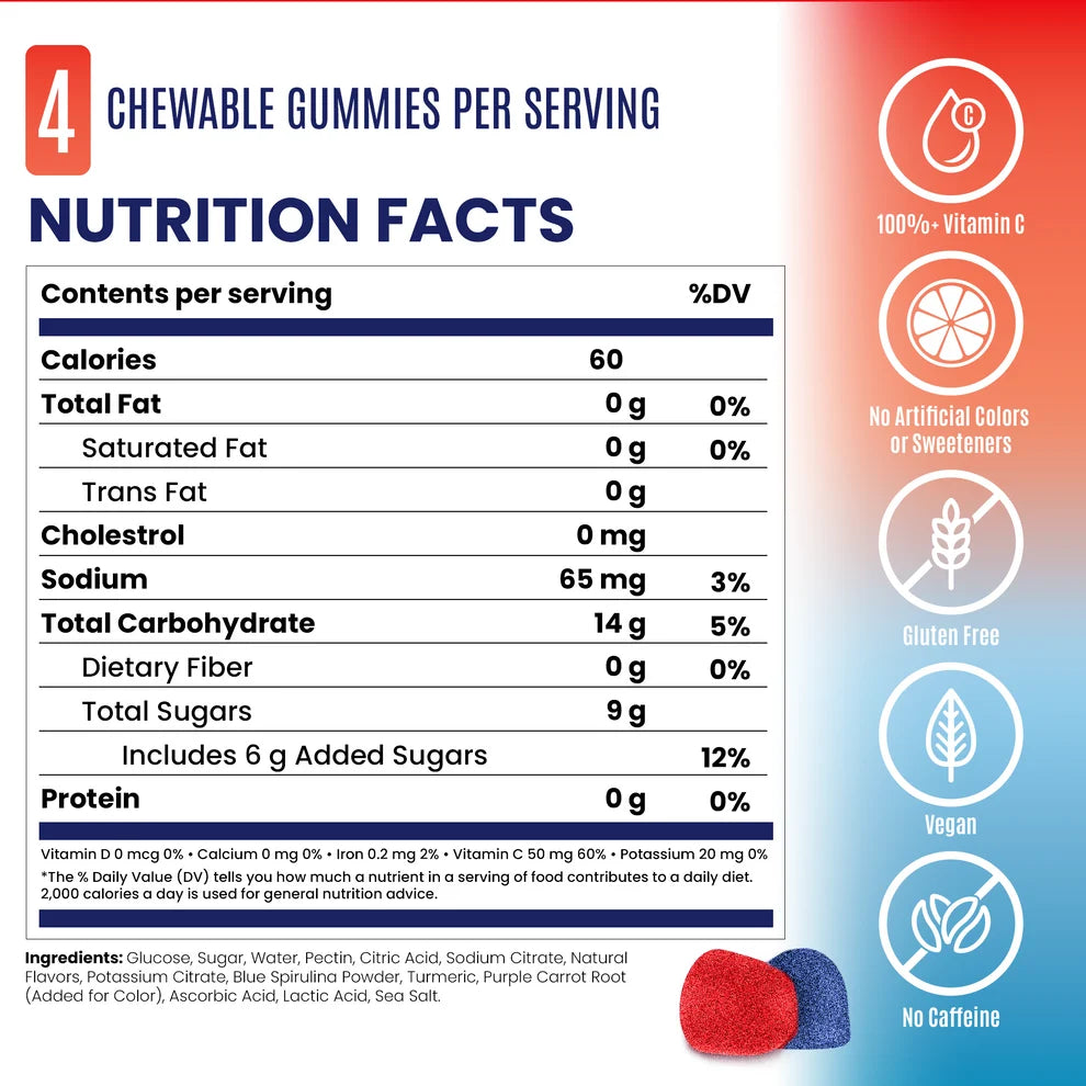 Salt Stick Energy Gummies - Sour Pop Rocket