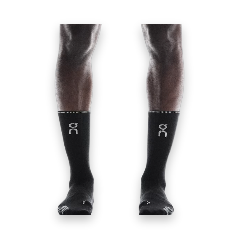 ON Performance Run Sock High - Black
