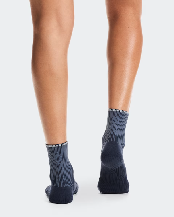 On Performance Run Sock Mid - Navy / Navy