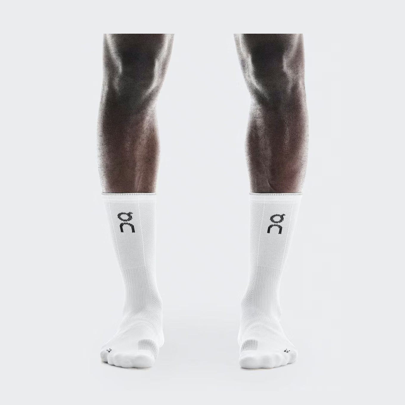 On Performance Run Sock High - White / Glacier