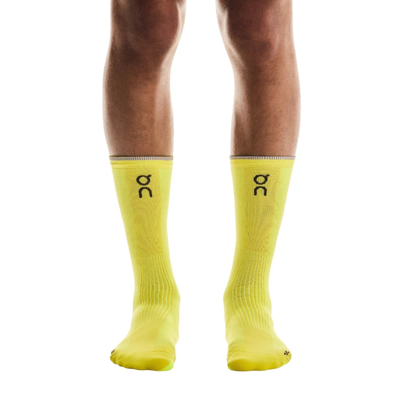 On Elite Run Sock High - Lime