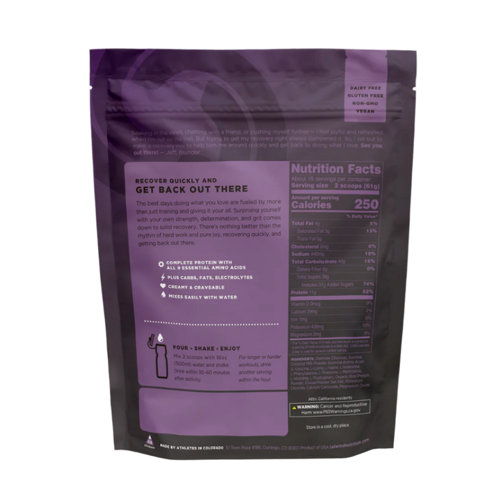 Tailwind Recovery Mix - Chocolate