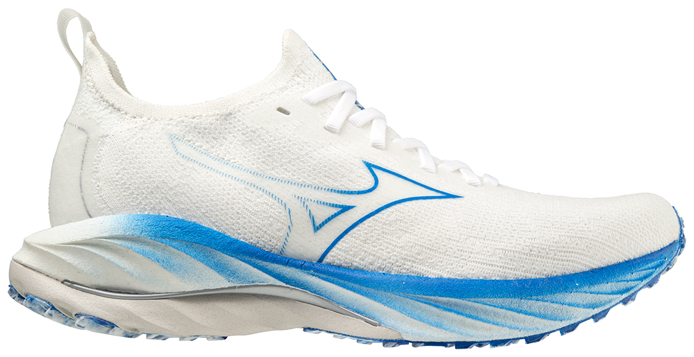 Mizuno Wave Neo Wind Womens 10 US Undyed White Peace Blue