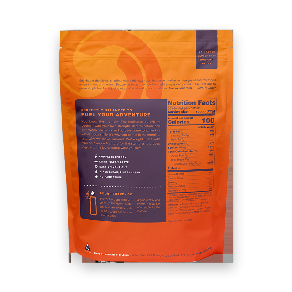 Tailwind Endurance Fuel - Mandarin/Orange Large