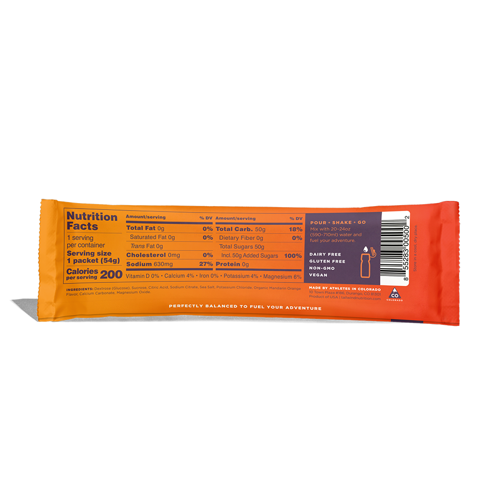 Tailwind Endurance Fuel Stick Pack - Mandarin/Orange