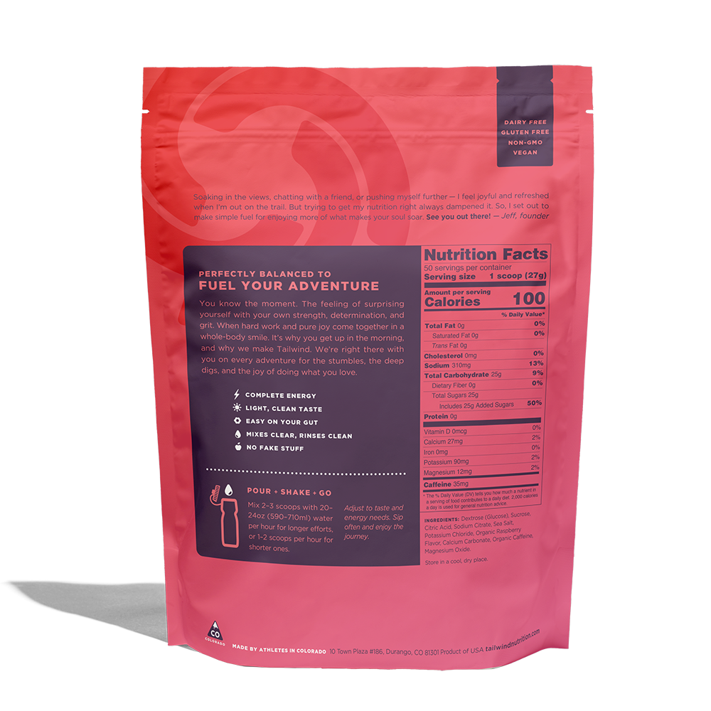 Tailwind Endurance Fuel - Raspberry Buzz Large