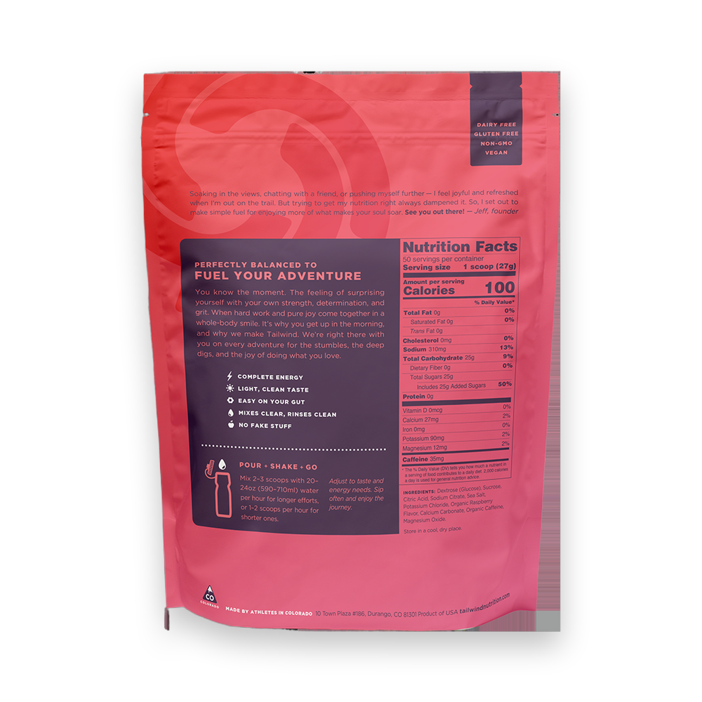 Tailwind Endurance Fuel - Raspberry Buzz Large