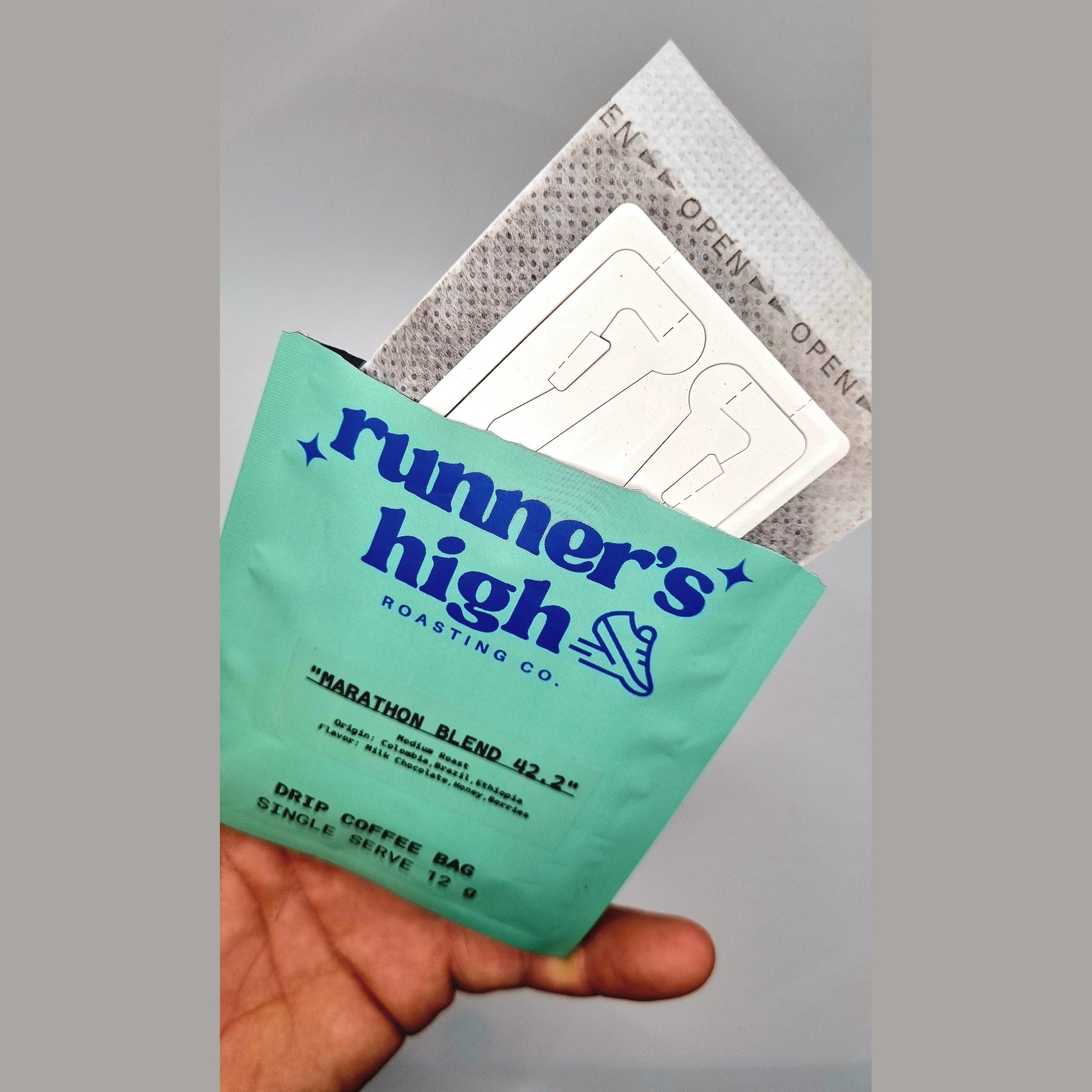 Runner’s High Roasting Co - ( 5 x Pack ) Drip Bags- Single Origin (light roast)