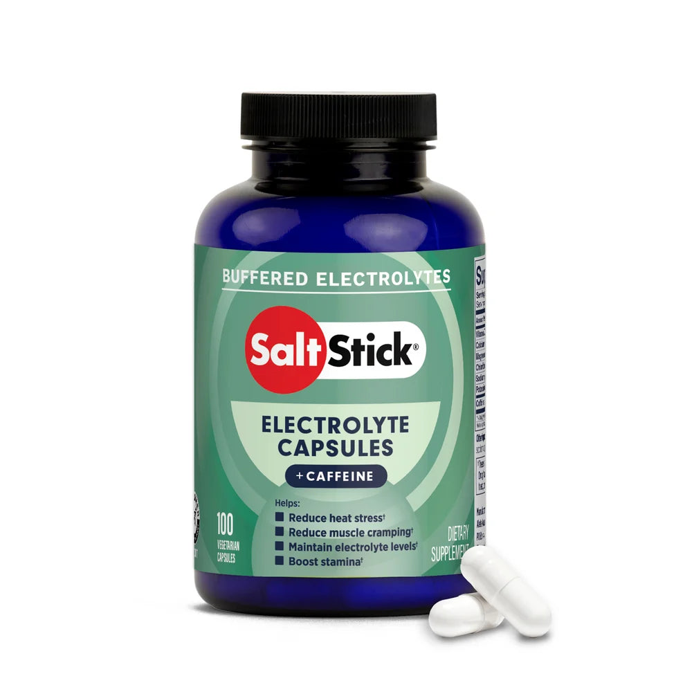 SaltStick Electrolyte Capsules 100 PLUS Caffeine