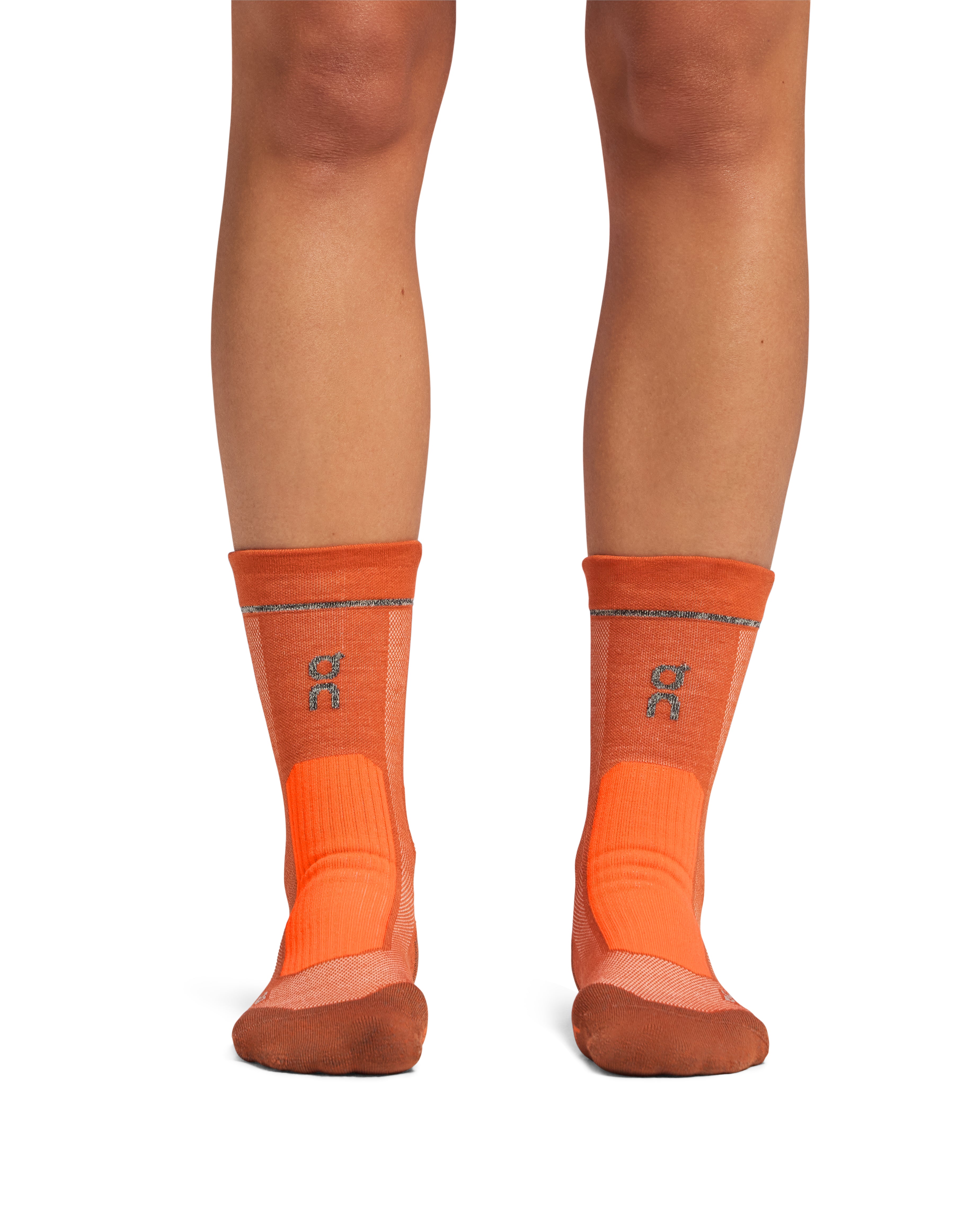 On Merino Ultra Sock Unisex - Rust / Flame