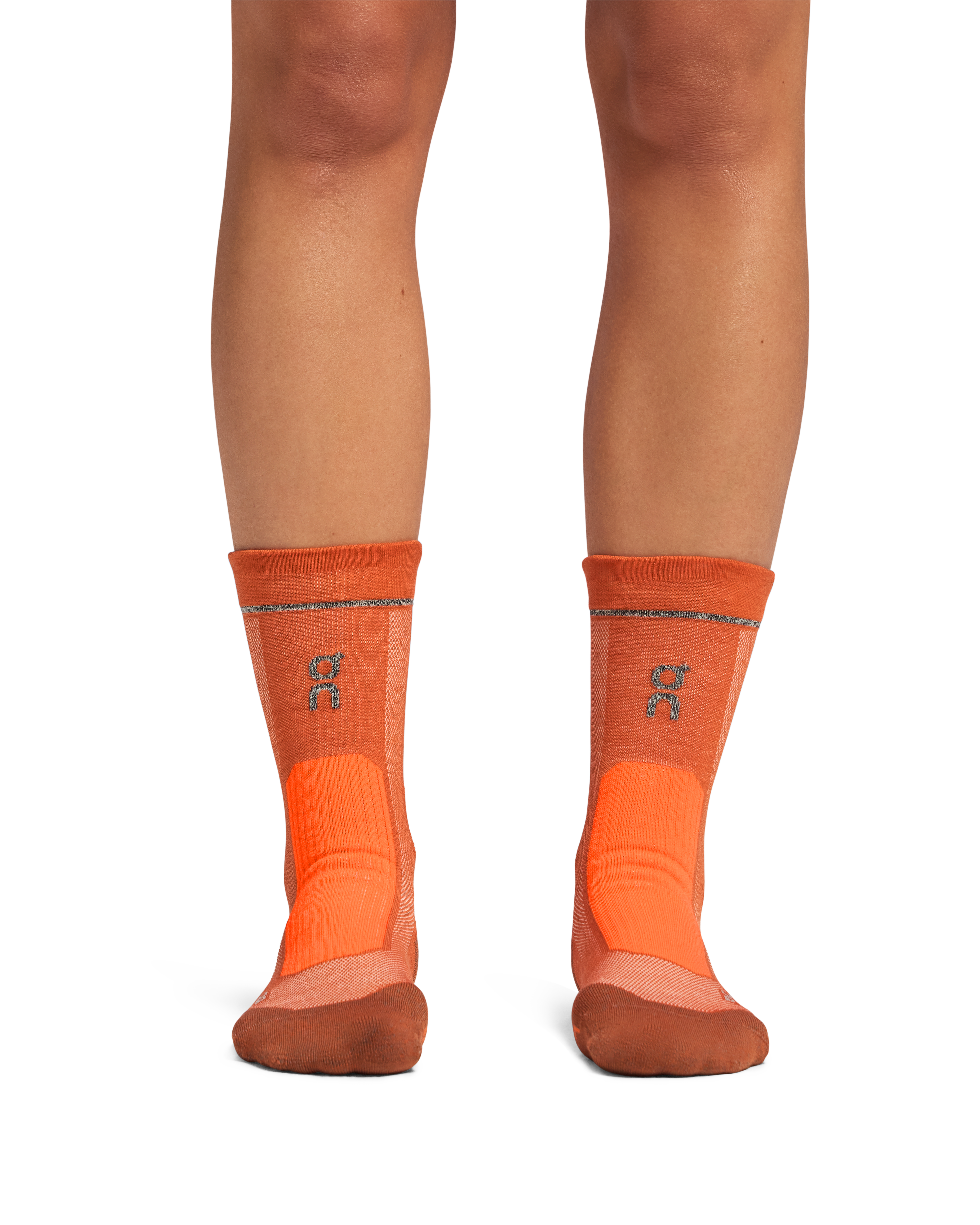 On Merino Ultra Sock Unisex - Rust / Flame