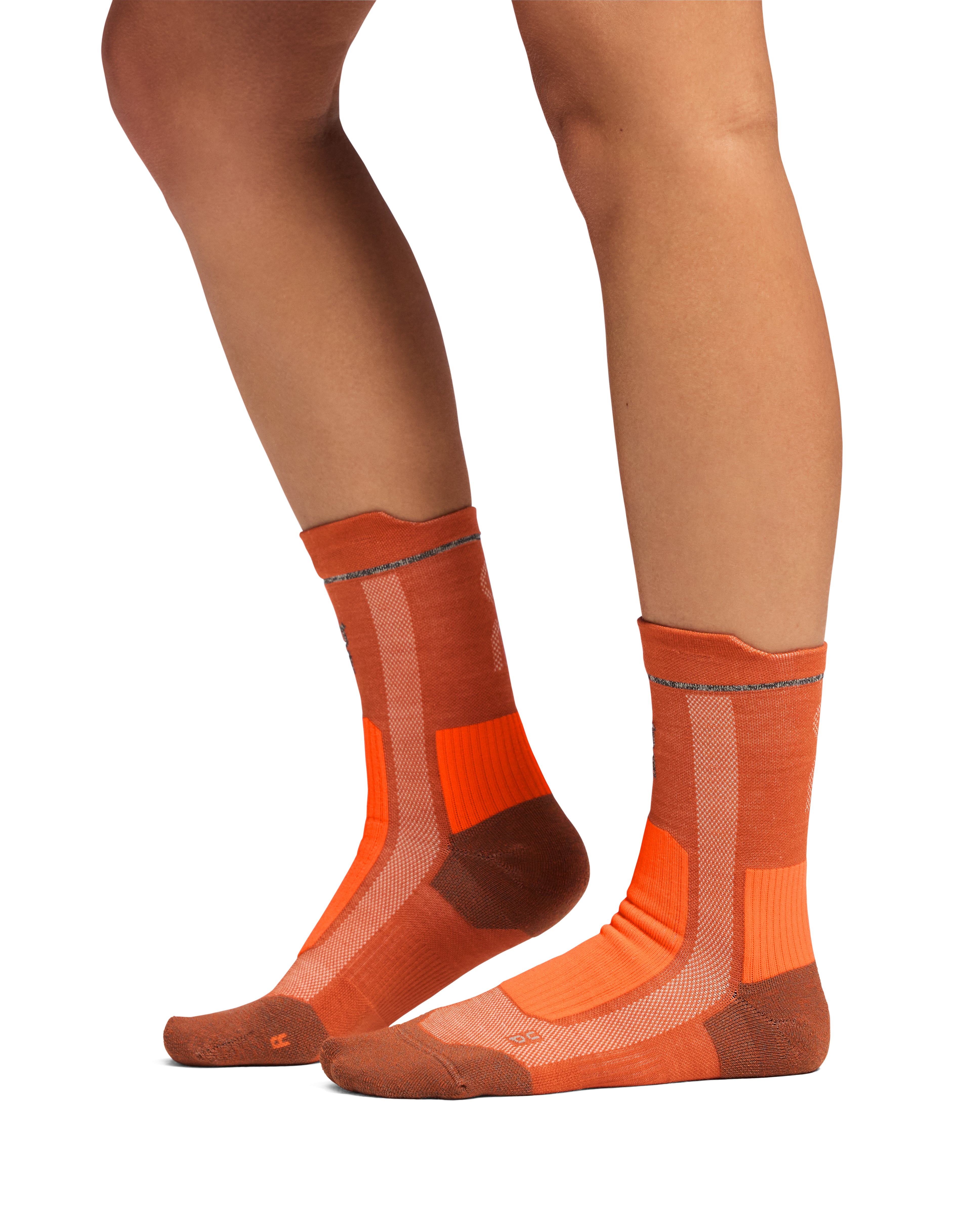 On Merino Ultra Sock Unisex - Rust / Flame