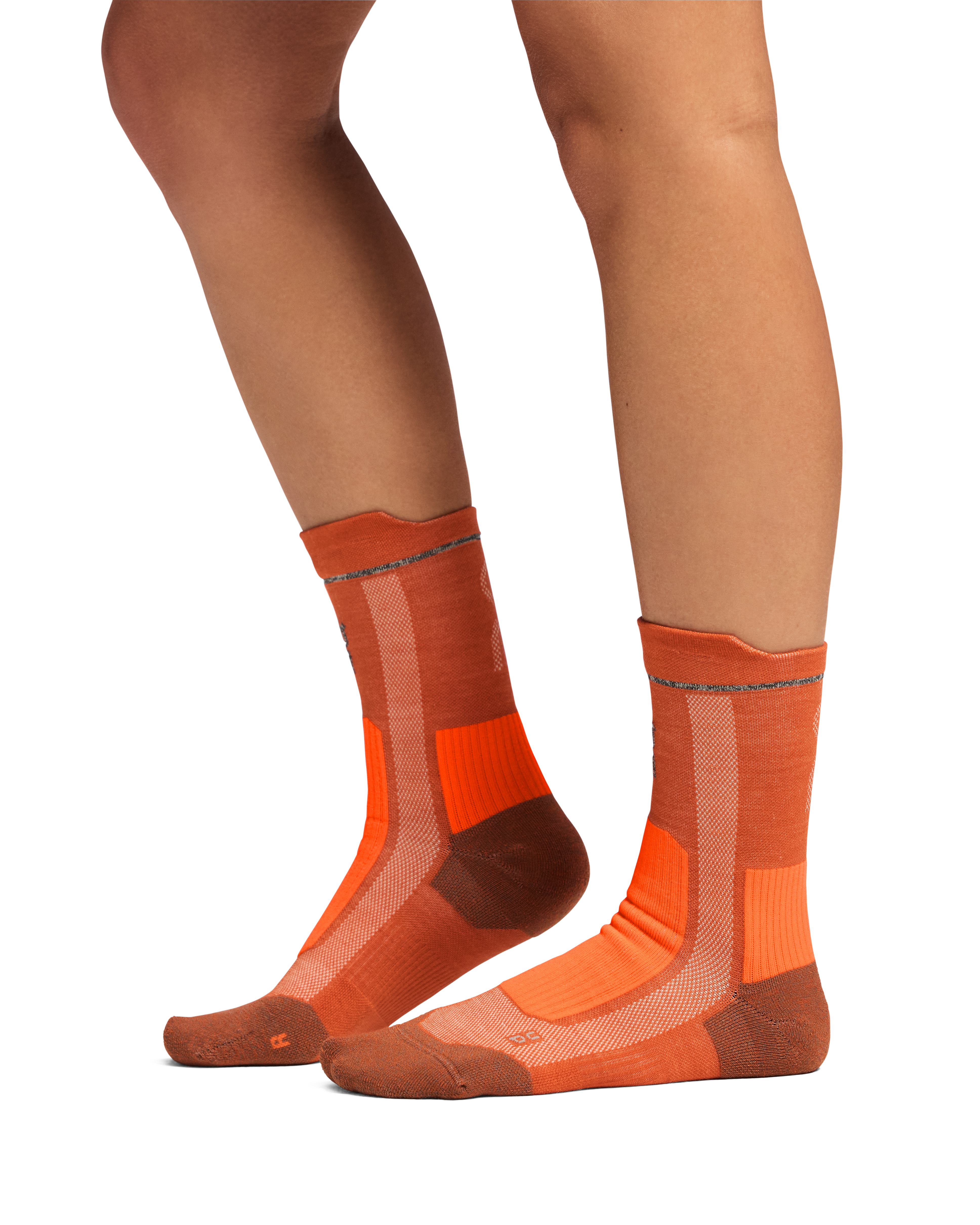 On Merino Ultra Sock Unisex - Rust / Flame