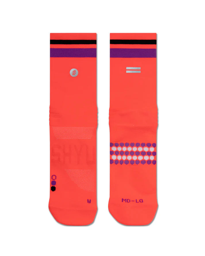 SHYU Racing Socks Crew - Taiyo / Purple / Black