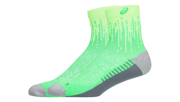 Asics Cushioned Performance Sock Quarter - Vital Green