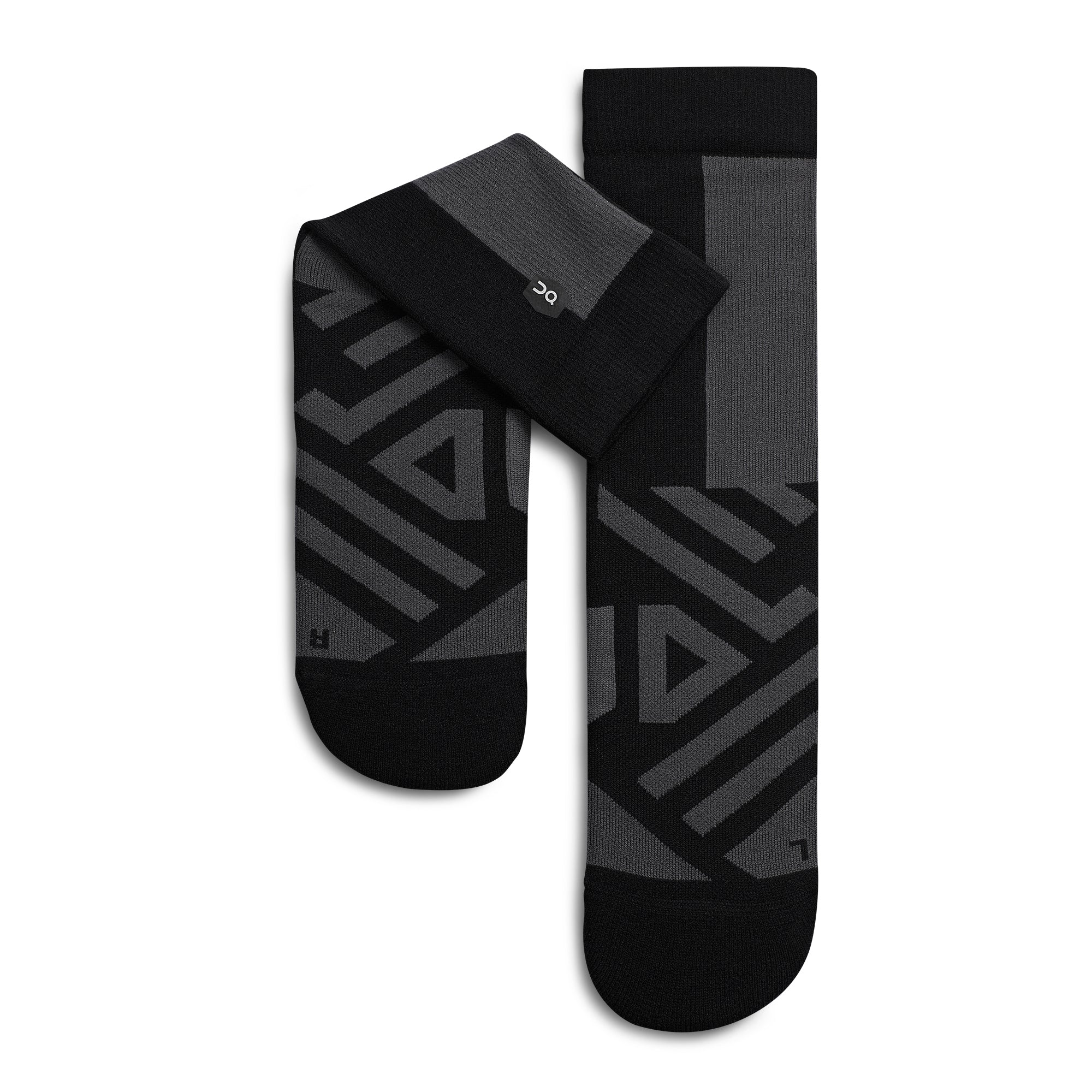 On Performance High Sock - Black / Shadow