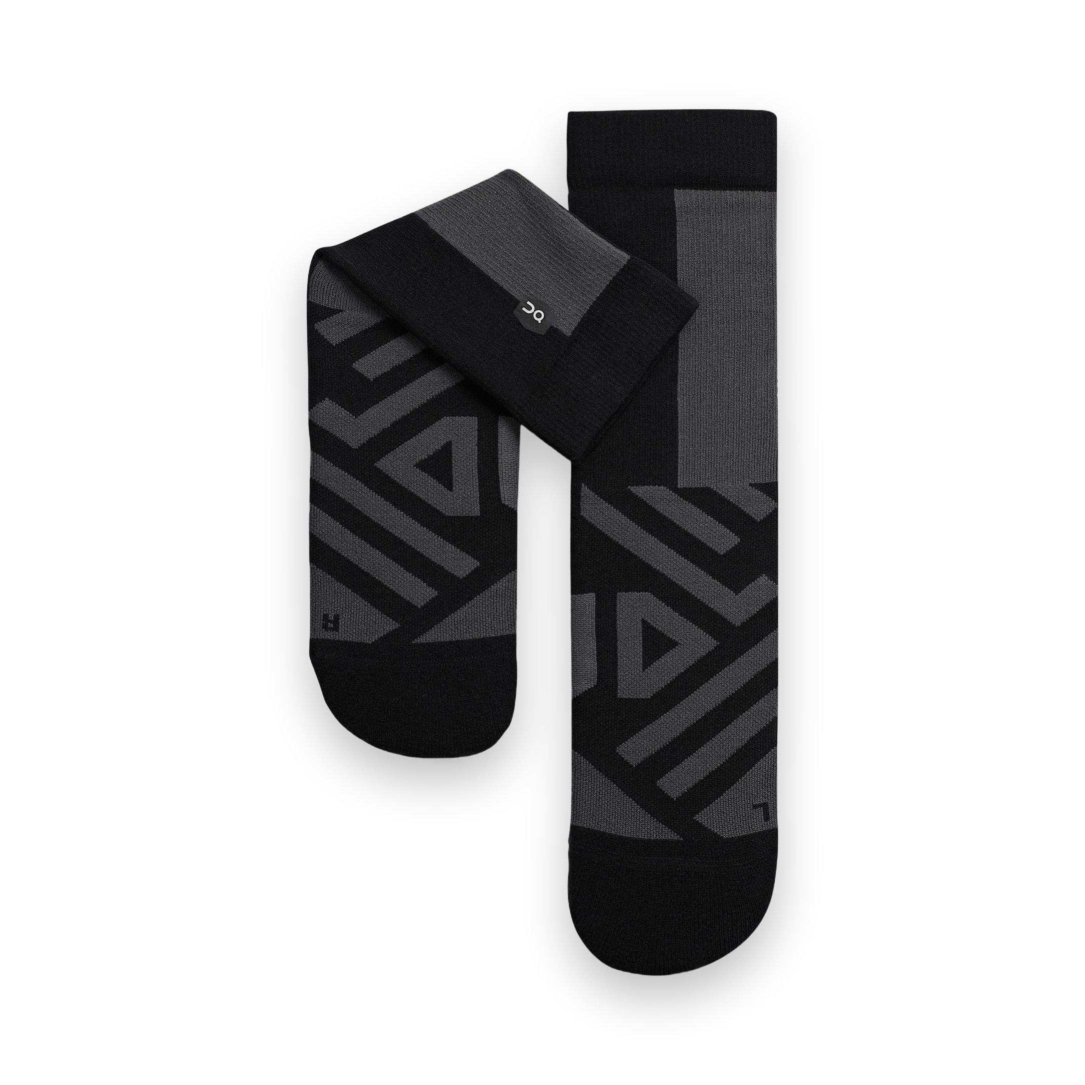 On Performance High Sock - Black / Shadow