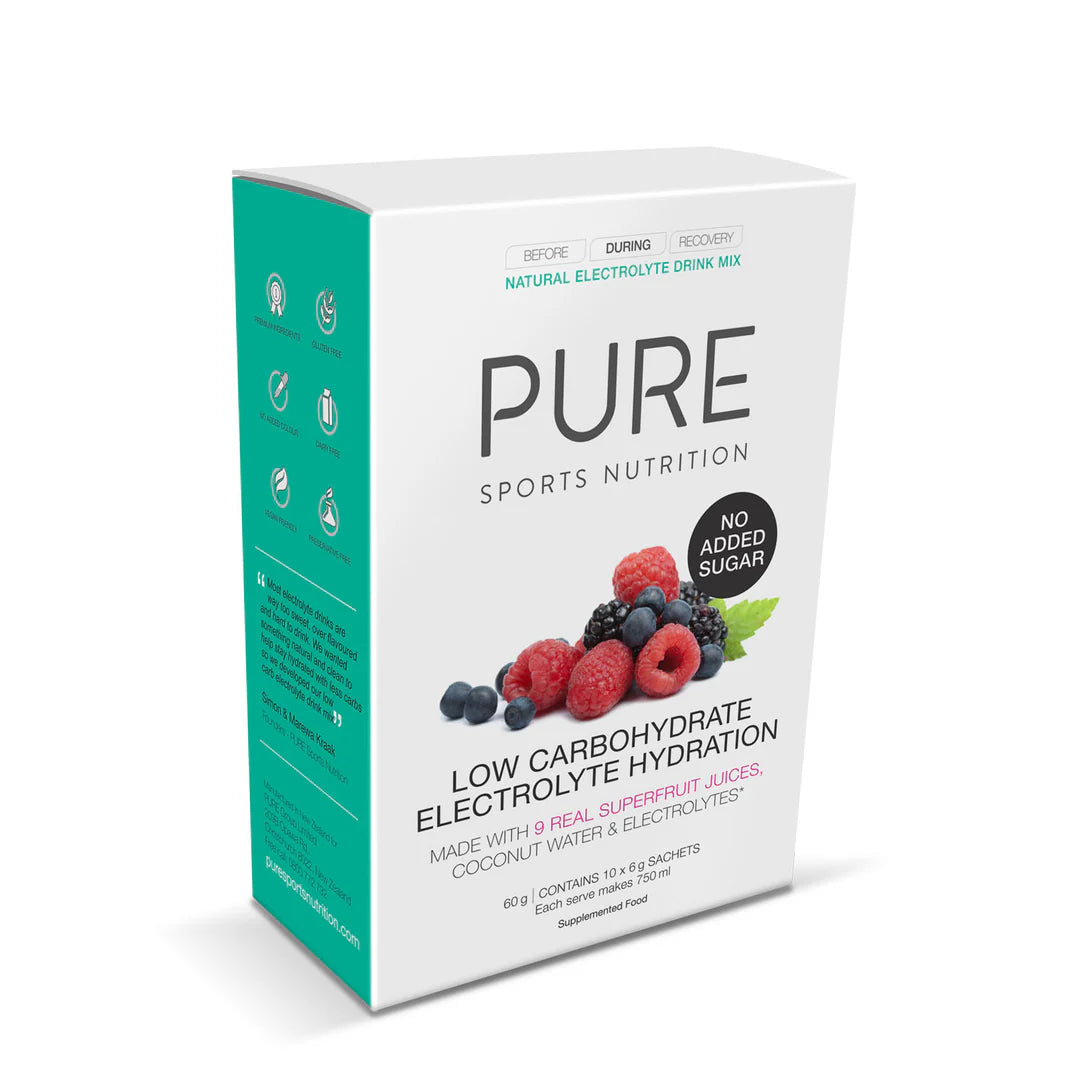 Pure Low Carbohydrate Electrolyte Hydration - Superfruits