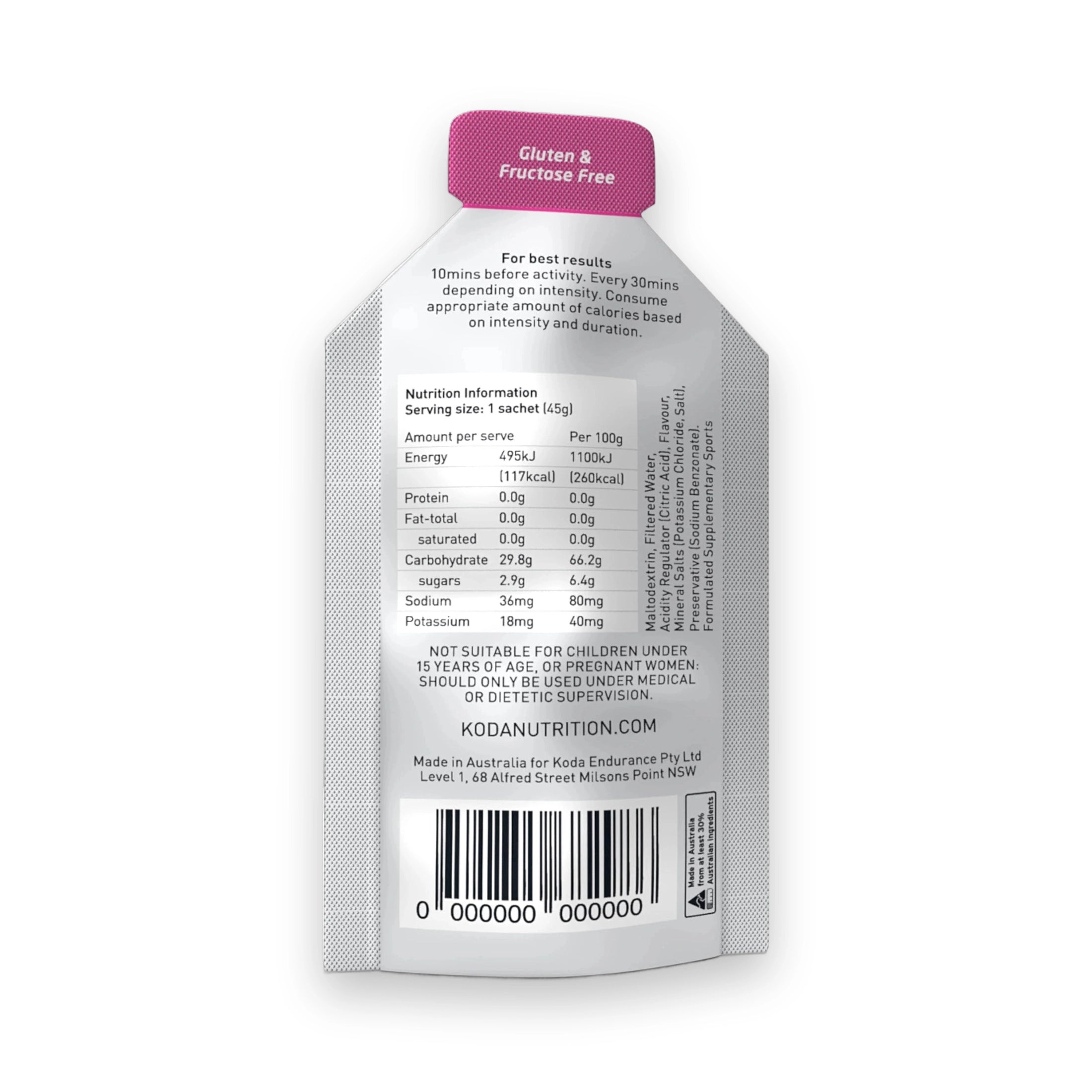 KODA Energy Gel - Wild Berry