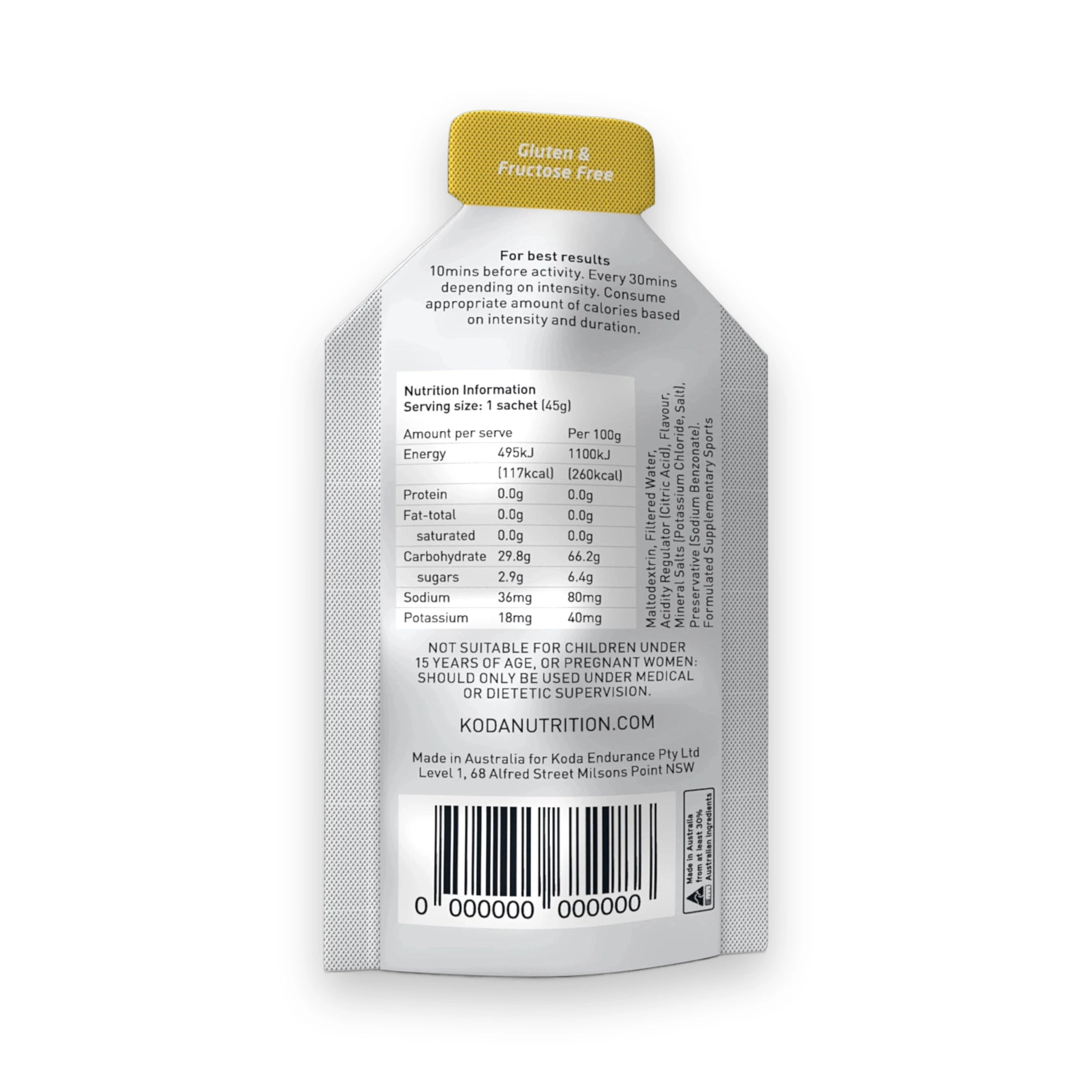 KODA Energy Gel - Berry Banana