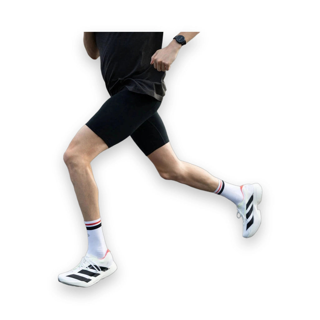 SHYU Racing Socks Crew - White / Black / Red