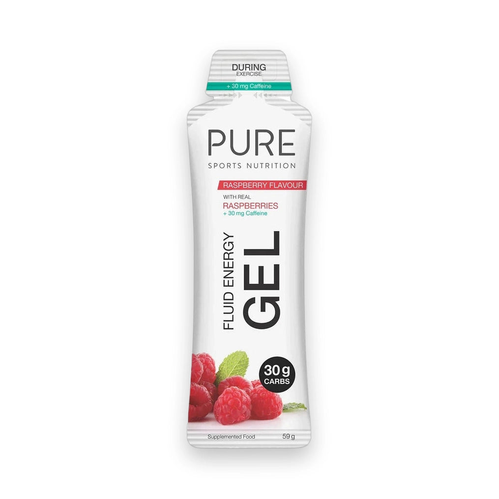 Pure Fluid Energy Gel 50g - Raspberry Caffeine