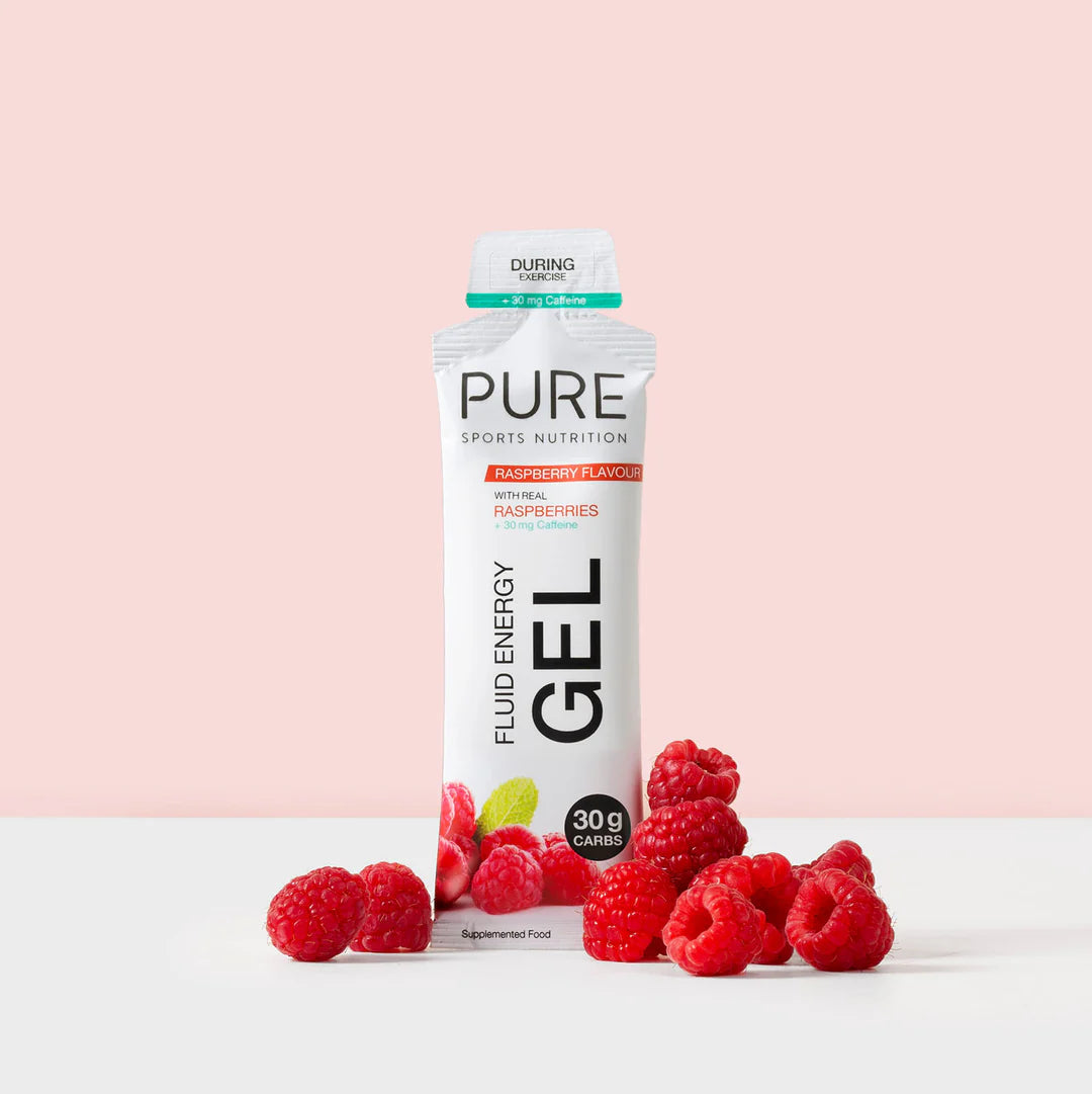 Pure Fluid Energy Gel 50g - Raspberry Caffeine