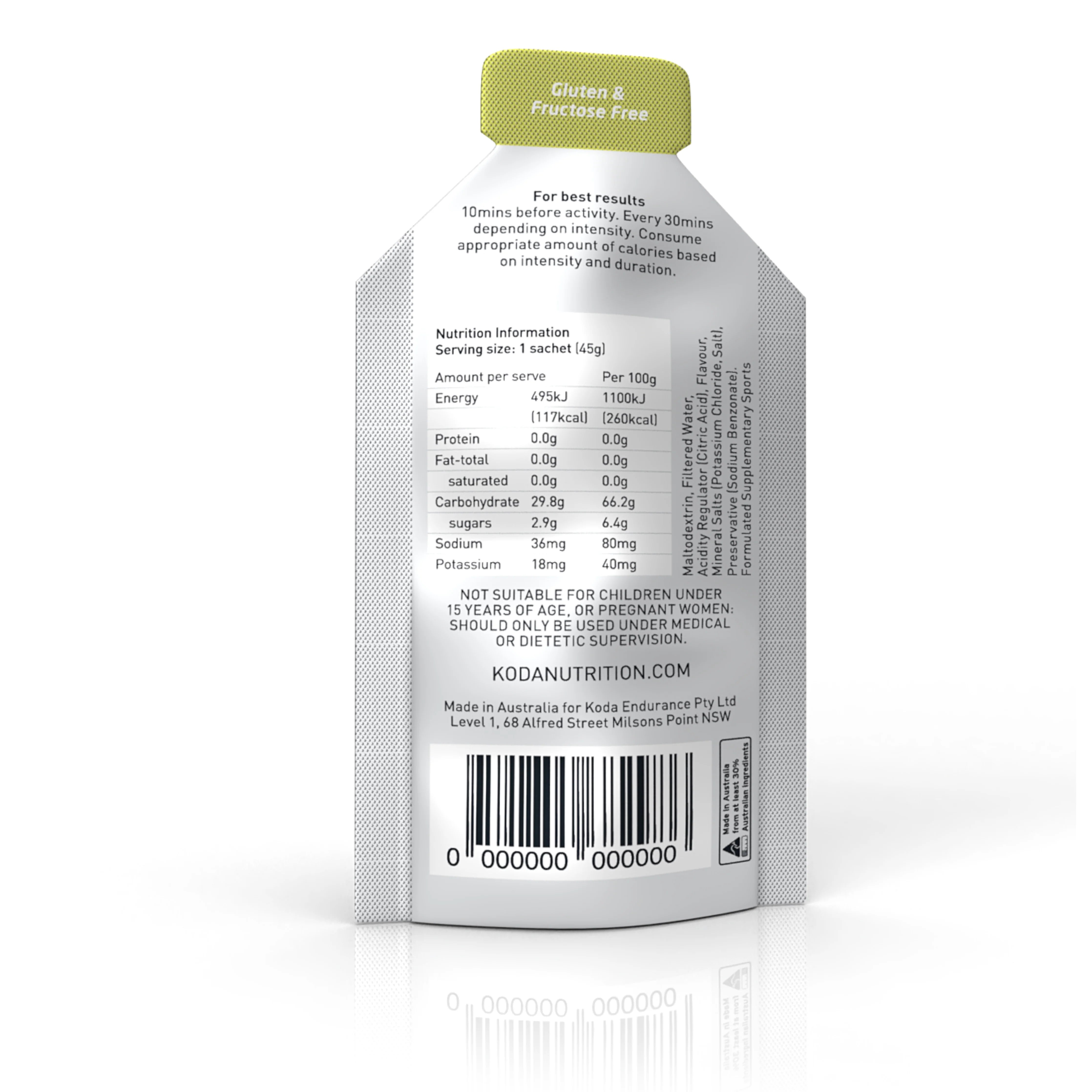 KODA Energy Gel - Lemon Lime