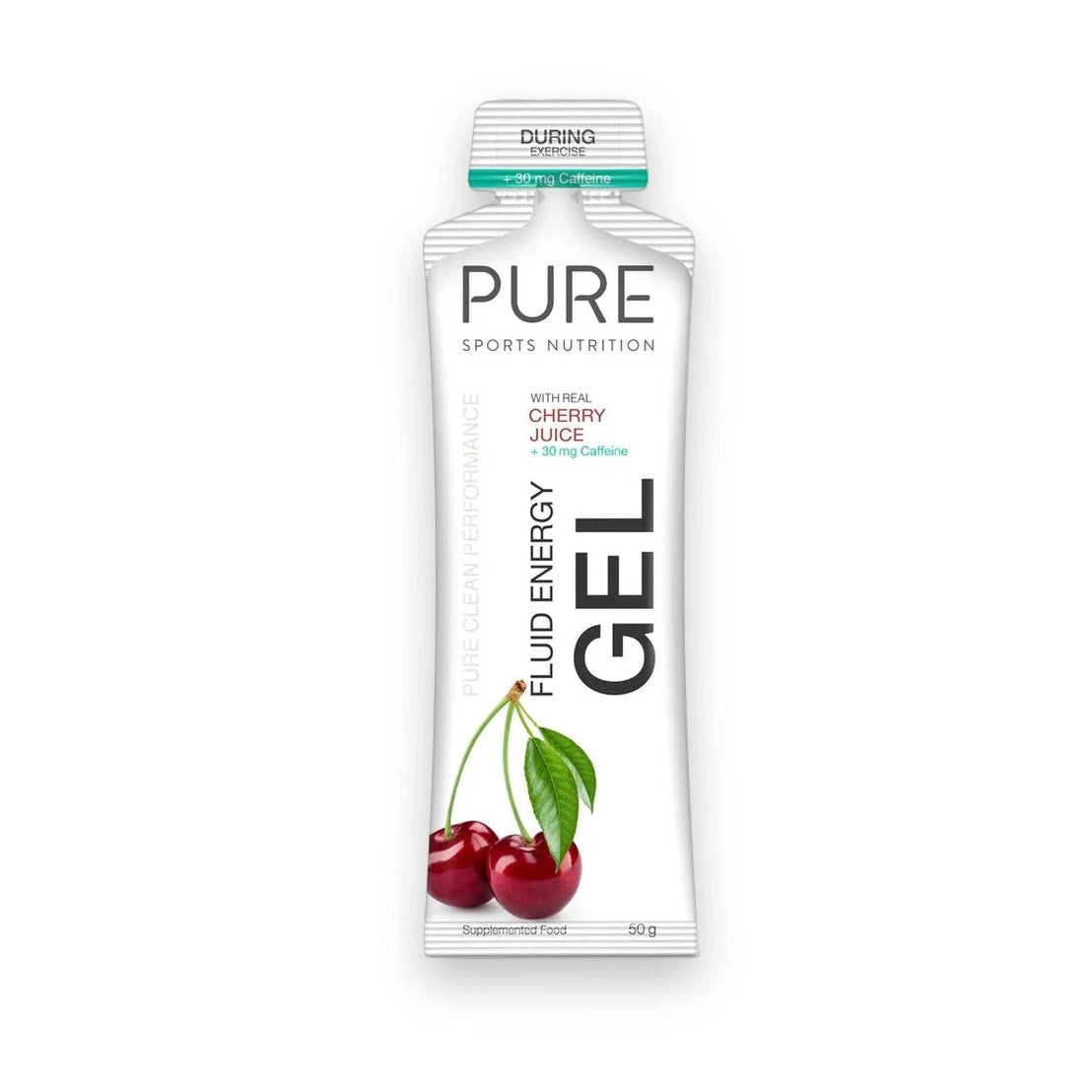 Pure Fluid Energy Gel 50g - Cherry  Juice Caffeine
