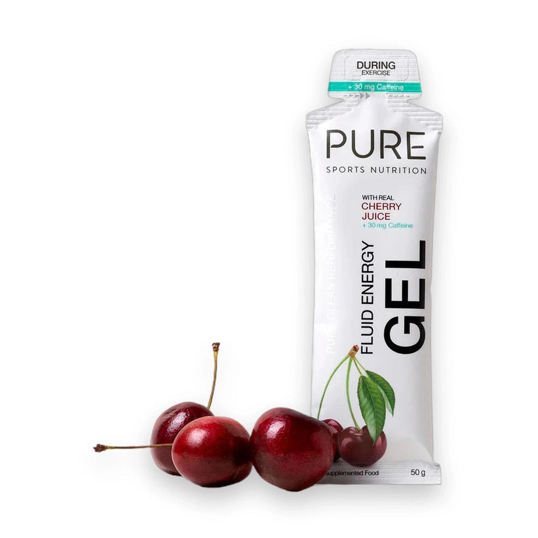 Pure Fluid Energy Gel 50g - Cherry  Juice Caffeine