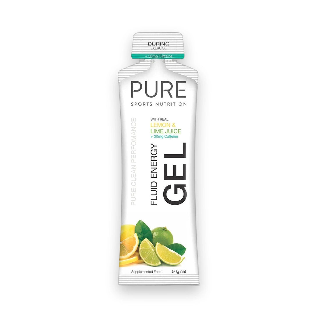 Pure Fluid Energy Gel 50g -  Lemon & Lime Caffeine