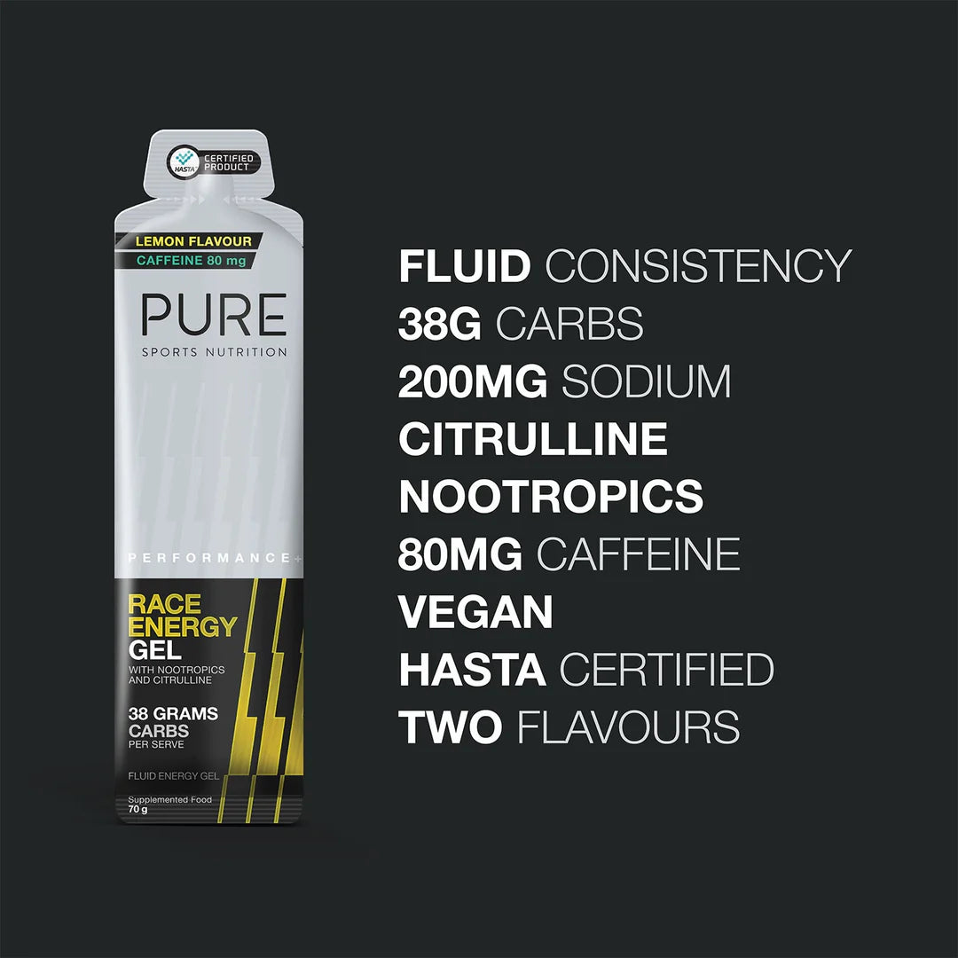 PURE Performance Plus Race Energy Gel 70g - Cola + Caf