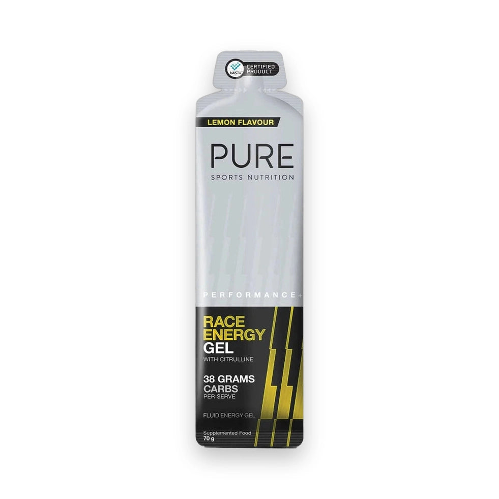 PURE Performance Plus Race Energy Gel 70g - Lemon