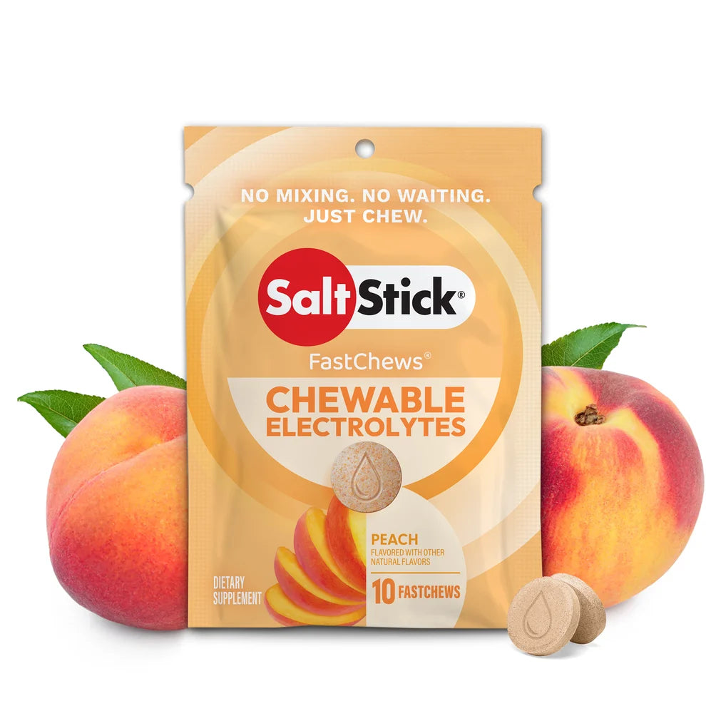 SaltStick Fastchews Satchels 10 tabs - Peach