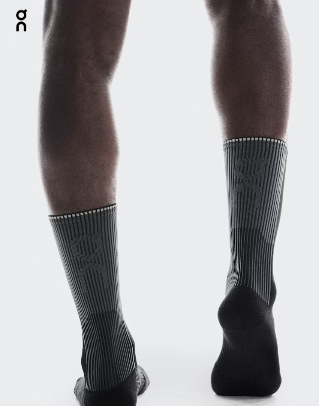 ON Performance Run Sock High - Black