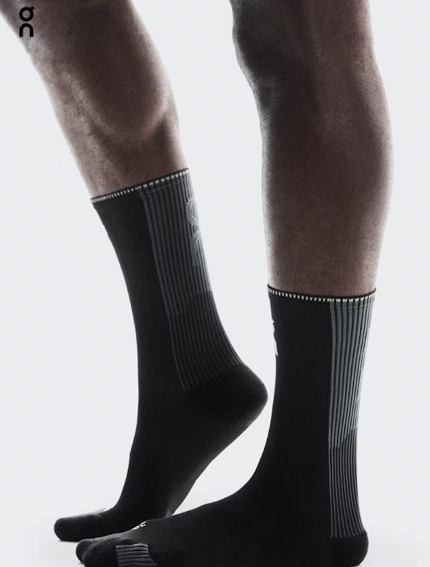 ON Performance Run Sock High - Black